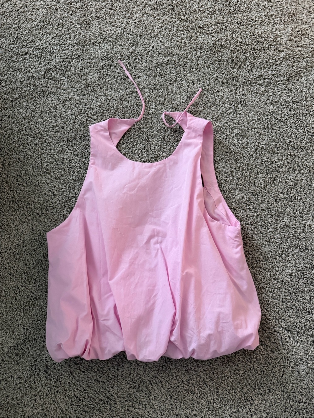 ZARA NWT Cinched Bottom Blouse in Pink